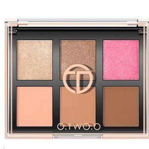 Compact Double Layer Travel Makeup Palette NIB